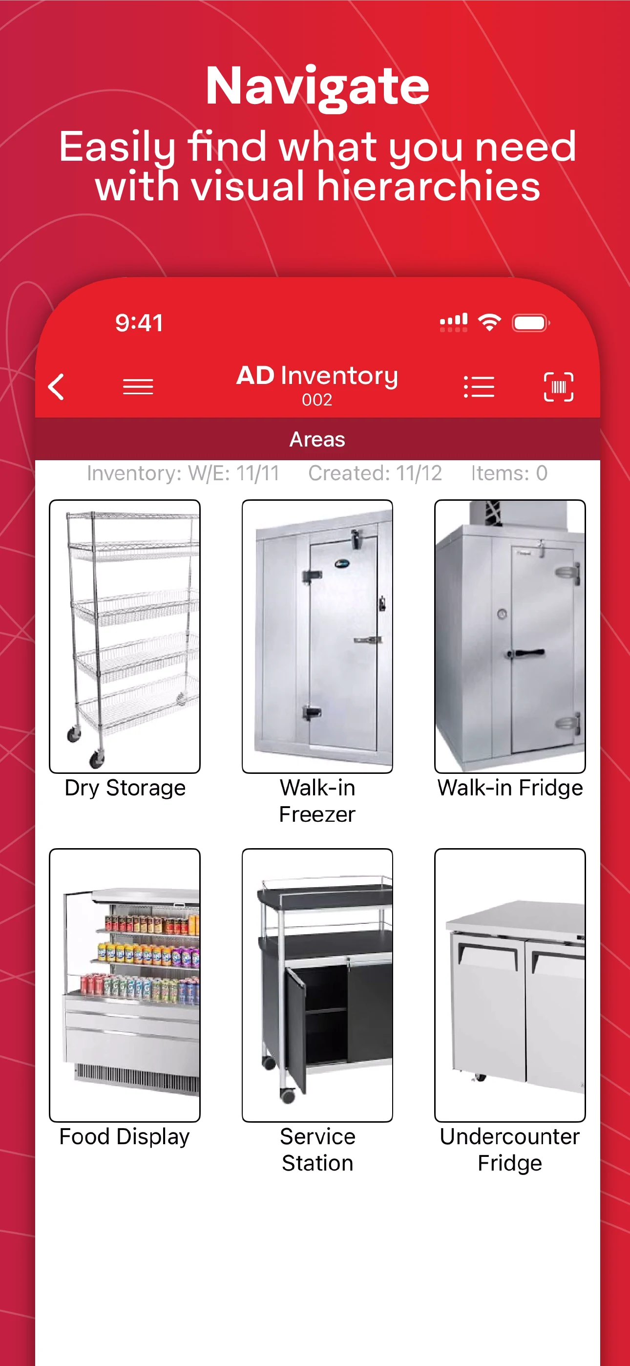 AD Inventory screenshot